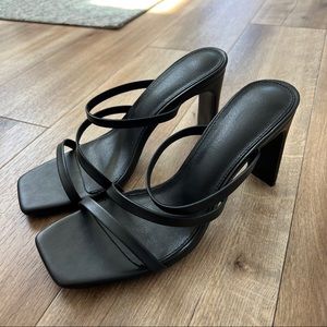 NEW Square Toe Strappy Heels